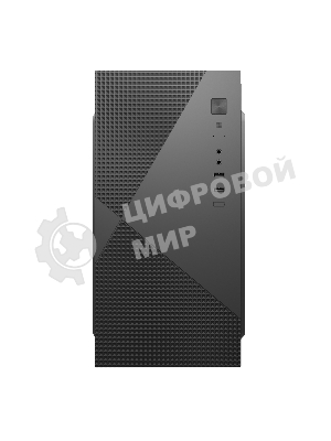 Компьютерный корпус с блоком питания 450Вт. Case Forza mATX, 450W, 2xUSB 2.0, Black, w/o FAN, 8 см fan PSU, power cord