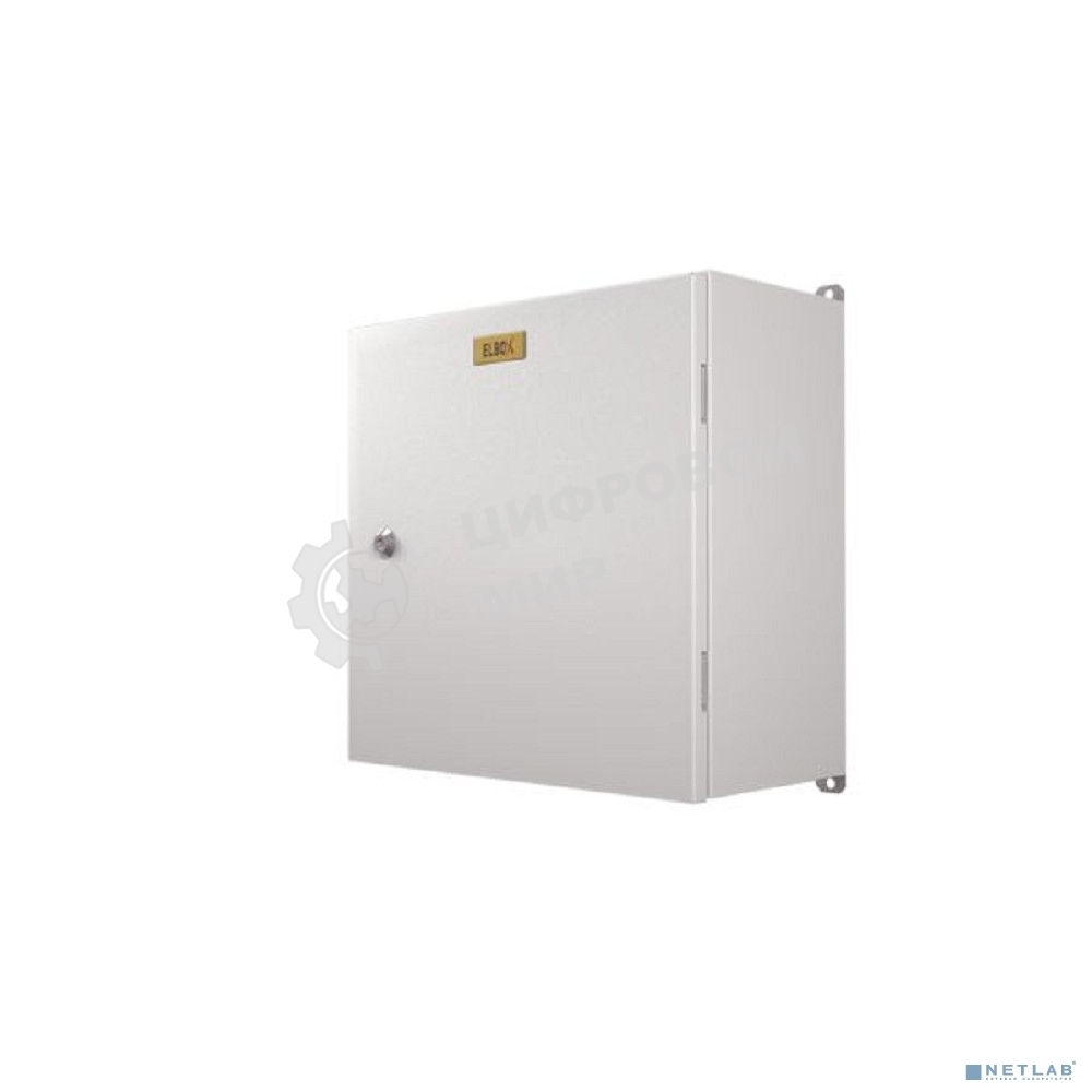 Электротехнический распределительный шкаф Elbox IP66 навесной (В500 x Ш400 x Г210) EMW c одной дверью, нерж. сталь EMW-500.400.210-1-IP66-AISI430