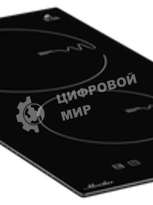 Индукционная варочная панель Monsher, инвертер, слайдерное управление, автоматическое отключение, блокировка панели управления, индикация остаточного тепла, 9 уровней мощности, Stop and Go, Booster, таймер, черный