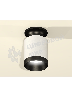 Светильник Ambrella Light XS6301121 SWH/PBK белый песок/черный полированный MR16 GU5.3 (N6902, C6301, N6131)