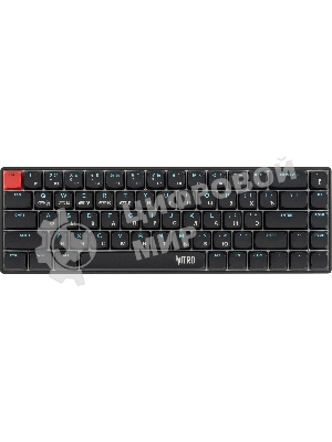 Клавиатура Acer OKR400 гибридная, USB Type-A, Bluetooth, радиоканал, чёрный