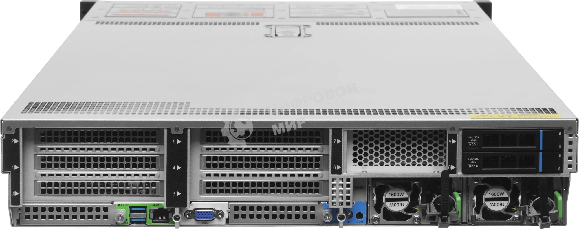Сервер IRU RockIT RM-GX260 2x6544Y 4x32Gb 2x480Gb SSD 2x1600W w/o OS (2197302)