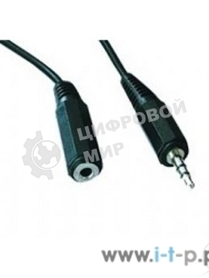 Кабель аудио удлинит. Gembird, Jack3.5, 1.5м