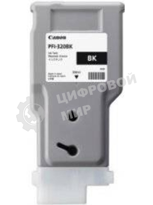 Картридж струйный Canon PFI-320 BK 2890C001 черный (300мл) для Canon Canon imagePROGRAF TM-200/205