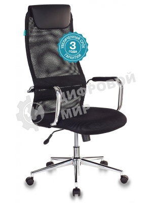 Кресло Бюрократ KB-9N/BLACK TW-01 TW-11 черный, сетка