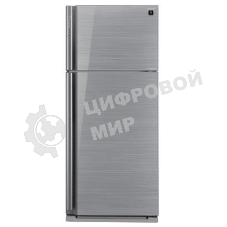 Холодильник Sharp SJ-XP59PGSL серебристый двухкамерный 430/148 л морозилка сверху