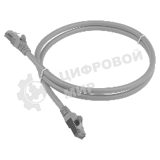 Патч-корд Lanmaster LSZH FTP кат.6, 3.0 м, серый