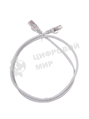 Патч-корд ITK, cat.5e UTP, 1м, серый