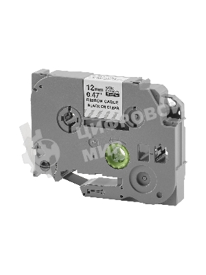 Кассета с лентой S'OK by Sakura Printing TZEFX131 для Brother, черный на прозрачном, 12мм/8м, наклейка