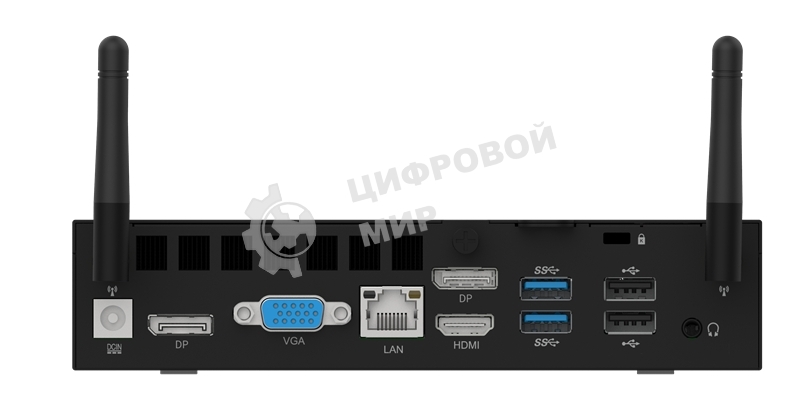 Мини ПК Irbis Smartdesk, Mini (uSFF) i3-12100(4C8T - 3,3Ghz), 1x8Gb DDR4 3200, 256Gb SSD М.2, Intel UHD Graphics, NoDVD, WiFi6, BT, Vesa mount, NO_OS, 3YR