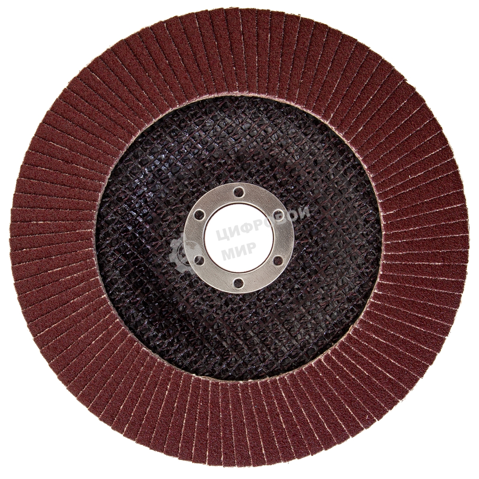 Круг лепестковый торцевой КЛТ-1, зернистость Р80(16Н), 150 х 22,2 мм, (БАЗ) Россия