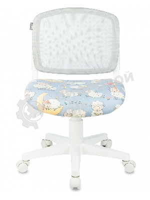 Кресло Бюрократ CH-W296NX TW-02 светло-серый, сетка, 120 кг