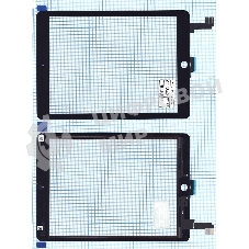 Сенсорное стекло (тачскрин) для iPad Air 2 (A1566, A1567) черное OEM