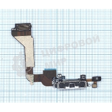 Шлейф разъема питания для iPhone 4 белый
