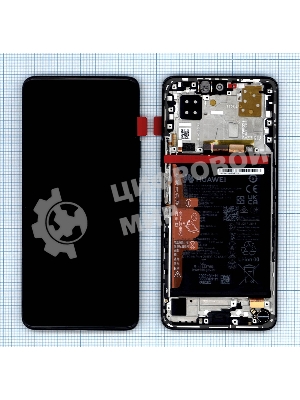 Дисплей для Huawei Nova 9 SE в сборе с тачскрином, панелью и аккумулятором (SP 02354UVY), черный