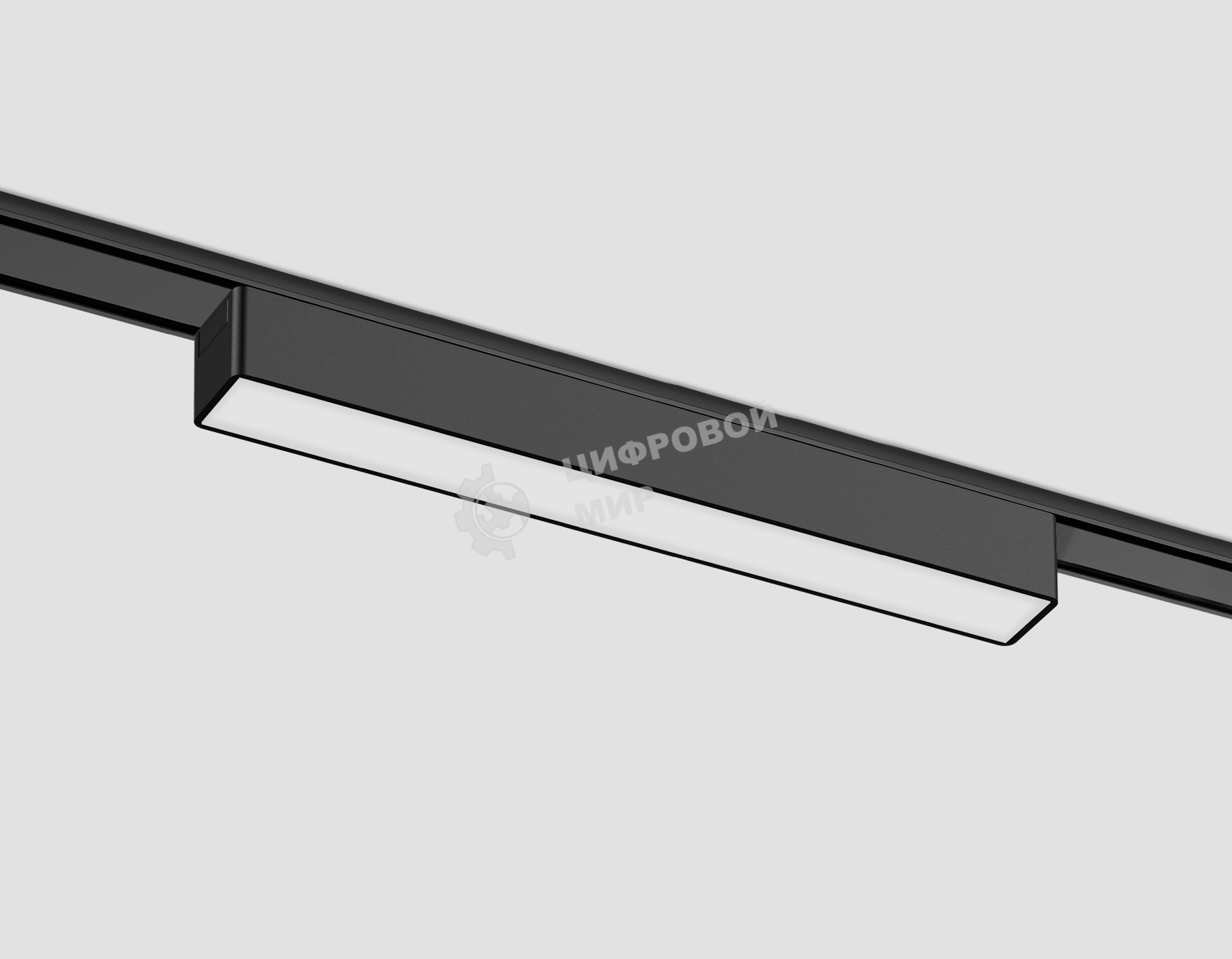 Светильник трековый светодиодный GV1449 BK черный IP20 10W 4200K 48V 230*26*24