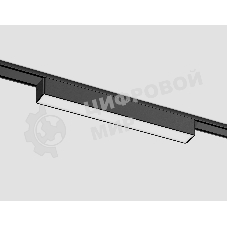 Светильник трековый светодиодный GV1449 BK черный IP20 10W 4200K 48V 230*26*24