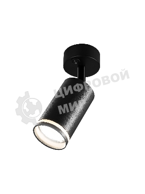 Накладной спот с выключателем Ambrella light TA121 BK черный GU10 max 12W D70*164*D55