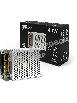 Блок питания Gauss 202003040 встраив. для лен.светод. черный