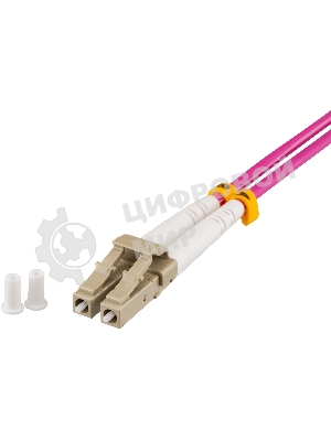 Кабель оптический REXANT 50-2611-2 Патч-корд волоконно-оптический (шнур) MM 50/125 (OM4), LC/UPC–LC/UPC, duplex, 3mm, LSZH 2м REXANT