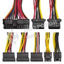 Блок питания ExeGate F350AS (EX292231RUS), 350Вт, 40мм, серебряный