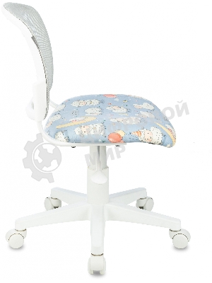 Кресло Бюрократ CH-W296NX TW-02 светло-серый, сетка, 120 кг