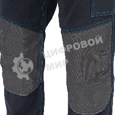 Брюки профессиональные рабочие, 97% хлопок 3% спандекс, M Gross