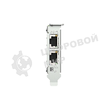 Сетевая карта QNAP QXG-10G2T Dual-port BASET 10GbE network expansion card; low-profile form factor; PCIe Gen3 x4
