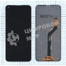 Дисплей для Tecno Spark 5 черный