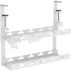 Кабель-канал Cactus CS-CM-400-2WT для столов 40x13.4x34.2 см белый