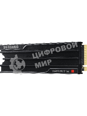 Накопитель SSD 1Tb Samsung 9100 PRO, M.2, PCI-E 5.0 x4, TLC 3D NAND R/W - 14800/13400 Mb/s с радиатором