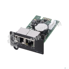 SNMP карта CBR PMC-02E для удаленного управления по сети Ethernet c Английским интерфейсом, 2xRJ45, PowerMaster