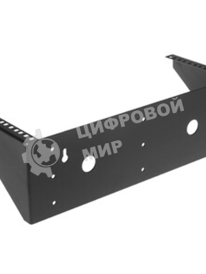 Кронштейн ЦМО КНО-В-4U-9005 телекоммуникационный настенный вертикальный 4U черный