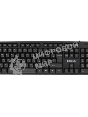 Клавиатура проводная Defender Next HB-440 RU, USB, черный