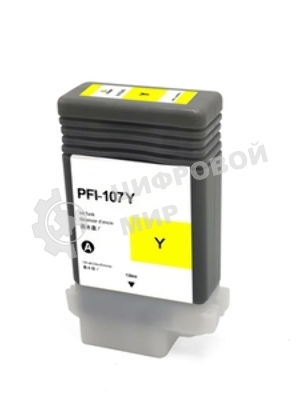 Картридж струйный NVPrint PFI-107Y (NV-6708B001) Yellow для Canon imagePROGRAF iPF670/680/770 (130 мл)