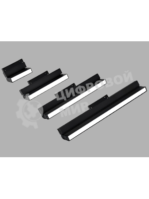 Трековый светильник Ambrella light GL8095 BK черный IP20 9W 3000-6000K 220V 120° 220*25*138