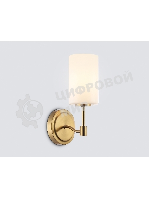 Настенный светильник Ambrella light LH56056 BS/FR латунь/белый матовый E14 max 40W 160*120*280