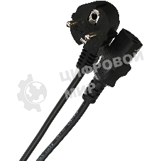 Кабель компьютер-розетка 220V (EURO) VDE 3G0,75мм2 VCOM CE021-CU 1,8 м