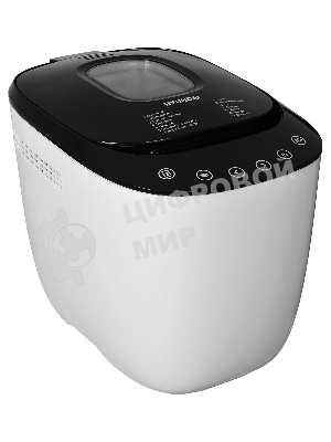 Хлебопечка Hyundai HYBM-P0613 белый/чёрный, 600 Вт, 0.9 кг, 12 программ