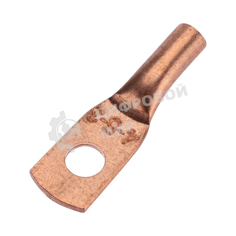 Наконечник кабельный Rexant медный ТМ 4-5-3 (4 мм² - Ø5 мм) (в упак. 100 шт.)