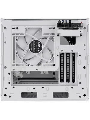 Компьютерный корпус Thermaltake The Tower 200 белый без БП miniITX 11x120мм 5x140мм 2xUSB 3.0 1xUSB3.1 audio bott PSU