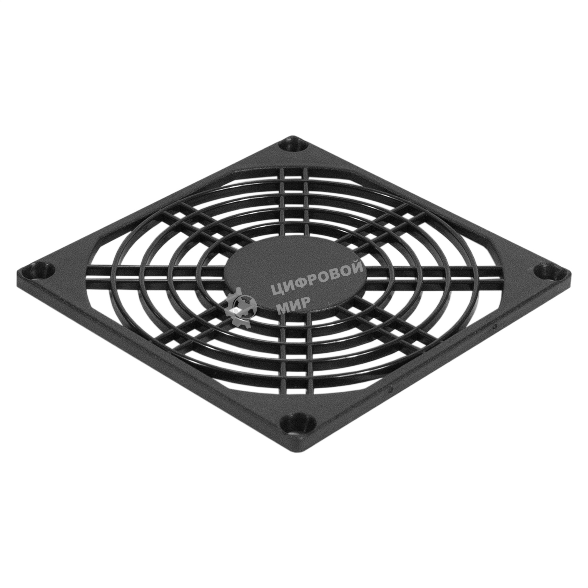 Решетка для вентилятора 90x90 ExeGate EG-090PSB (90x90 мм, пластиковая, квадратная, черная)