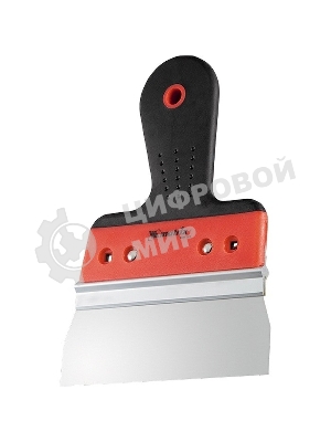 Шпатель Matrix фасадный из нержавеющей стали, 150 мм, узкое полотно, двухкомпонентная рукоятка