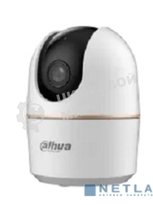 Мини-PT IP-видеокамера Dahua DH-IPC-H4AP-0360B с Wi-Fi 2.4ГГц 4Мп, 1/3” CMOS, объектив 3.6мм, видеоаналитика, ИК до 10м