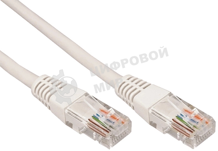 Пaтч-корд U/UTP Rexant, cat.5e, RJ45-RJ45, неэкранированный, PVC серый, 25м