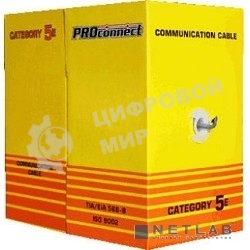 Кабель PROconnect Кабель FTP cat.5e 4 пары (305м) 0.4 мм
