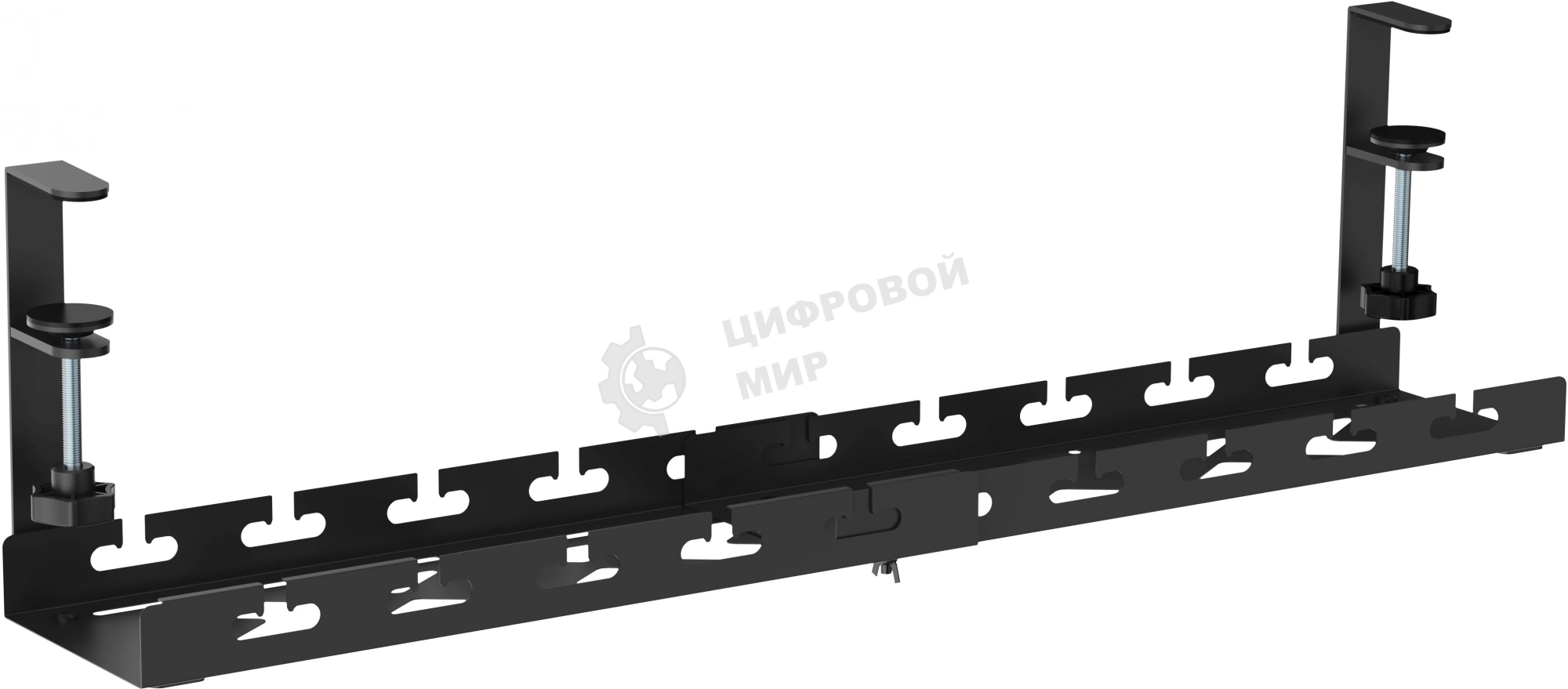 Кабель-канал Cactus CS-CM-700-1BK для столов 72.8x13x19см черный
