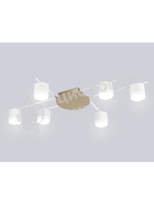 Потолочный светильник Ambrella light FL51755/6 WH/GD белый/золото GX53/6 max 12W 870*570*110