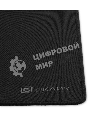 Коврик для мыши Оклик OK-T350 Средний черный 350x280x2мм