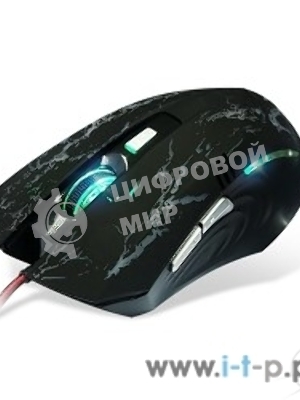 Мышь проводная Crown Gaming CMXG-600 черный, 2200 dpi, USB, кнопки - 6
